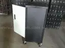 Lot of (4) TV Carts with Wheels.