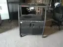 Lot of (4) TV Carts with Wheels.