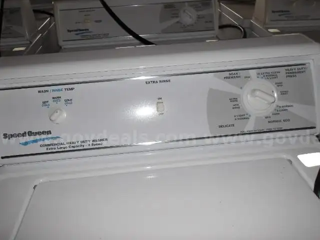 Lot of (2) Speed Queen Heavy Duty Washers and (2) Dryers.