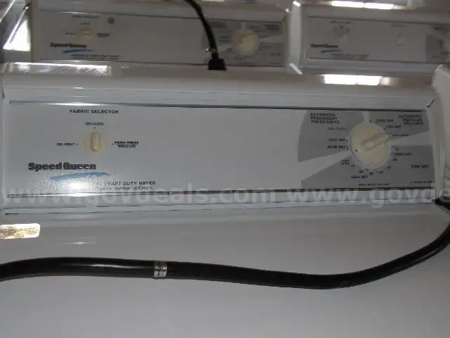 Lot of (2) Speed Queen Heavy Duty Washers and (2) Dryers.