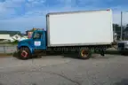 2001 International 4700 Box Truck, 150342 Mileage.