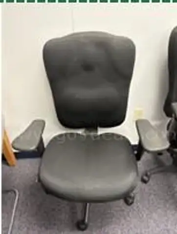 Lot of (4) Black Ergonomic Office Chairs.