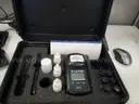 Lot of Water Testing Tools, Meter, Backpack and Boots.