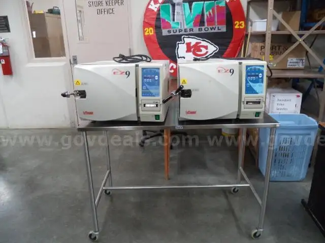 Lot of (1) Tuttnauer 2340EA and (1) EZ9 Steam Sterilizers.