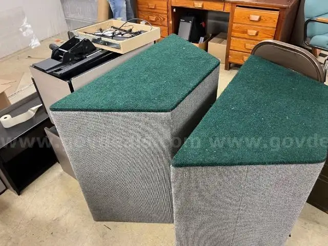 Lot of (4) Carpeted Displays.