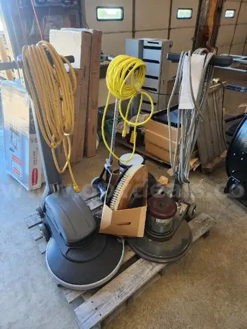 Lot of (1) Buffer, (1) Scrubber, and (1) Burnisher.