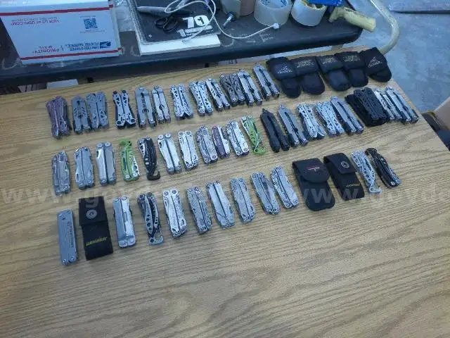 Lot of 25 Leatherman and 25 Gerber Multi-Tools.