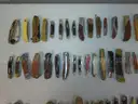 Lot of 90 Wood Knives.