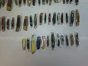 Lot of 79 Wood Knives.