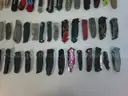 Lot of 100 Single Blade Knives.