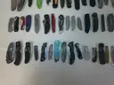 Lot of 100 Single Blade Knives.