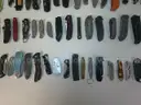 Lot of 100 Single Blade Knives.