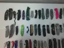 Lot of 100 Single Blade Knives.