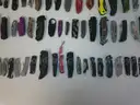 Lot of 106 Single Blade Knives.