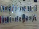 Lot of 101 Wood Knives.