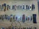 Lot of 101 Wood Knives.