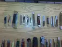 Lot of 67 Wood Knives.