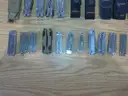 Lot of 36 Leatherman and 20 Gerber Multi-tools.