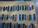 Lot of 100 Single Blade Knives.