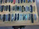 Lot of 100 Single Blade Knives.