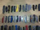 Lot of 100 Single Blade Knives.