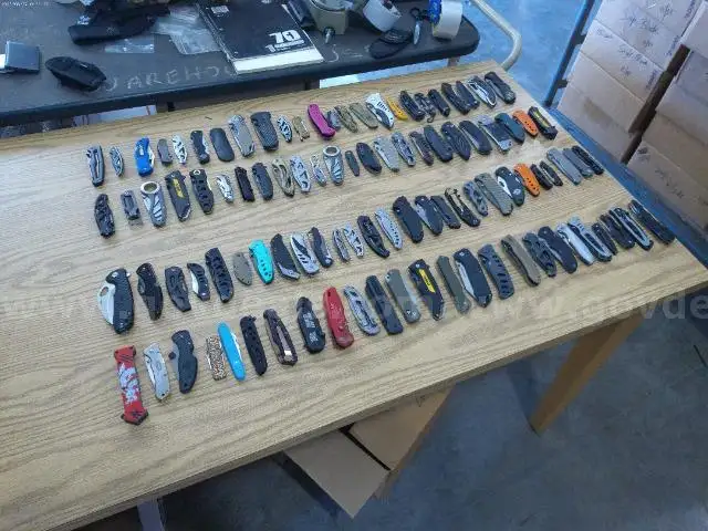 Lot of Approx. 100 Single Blade Knives.