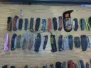 Lot of Approx. 100 Single Blade Knives.