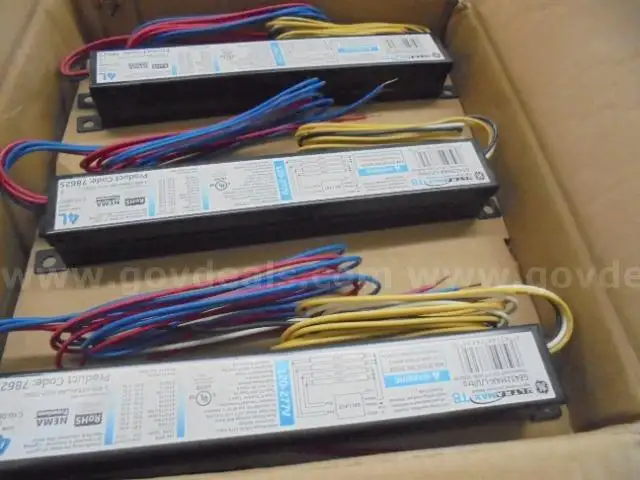 Lot of (196) GE Ballast Still In Box.