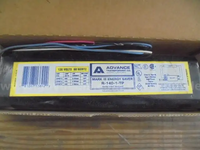Lot of (29) Various Phillips Advance Ballast.
