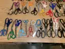 Lot of (63) Various Scissors.