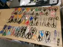 Lot of (63) Various Scissors.