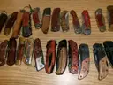 Lot of 135 Various Wood Handle Knives.