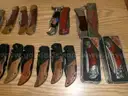 Lot of 135 Various Wood Handle Knives.
