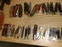 Lot of 135 Various Wood Handle Knives.