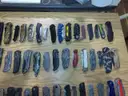 Lot of 100 Single Blade Knives.