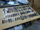Lot of 100 Single Blade Knives.