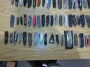 Lot of 100 Single Blade Knives.