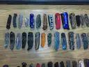 Lot of 100 Single Blade Knives.