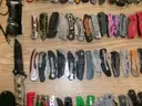 Lot of 170 Single Blade Knives.