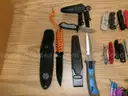 Lot of 165 Single Blade Knives.