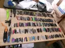 Lot of 165 Single Blade Knives.