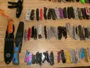Lot of 165 Single Blade Knives.