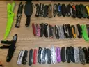 Lot of 165 Single Blade Knives.