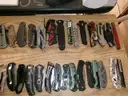 Lot of 165 Single Blade Knives.