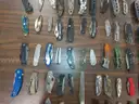 Lot of 100 Single Blade Knives.