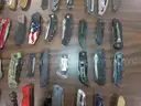 Lot of 100 Single Blade Knives.