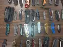 Lot of 100 Single Blade Knives.