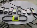 Lot of (15) New, Engine/Cog Belts in Various Sizes/Brands.