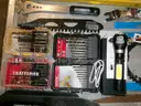 Lot of Various Drills, Drill Bits, and Various Tools.