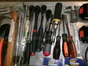 Lot of Various Drills, Drill Bits, and Various Tools.